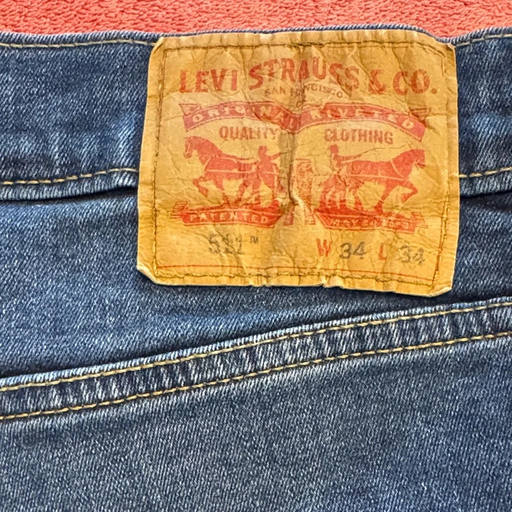 Slim Straight Men's Jeans in Dark Blue - Picture 6 of 9